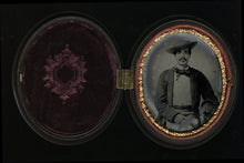 Load image into Gallery viewer, Tintype Photo Handsome Dashing Southern? Man Rare Oval Union Case 1850s 1860s