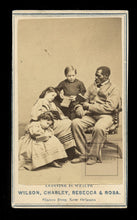 Load image into Gallery viewer, Rare 1860s African American Free Slaves - Civil War Era Slavery History Photo