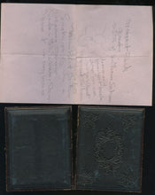 Load image into Gallery viewer, 1/4 Jeremiah Gurney Daguerreotype Woman Wearing Leda & Swan Brooch / Tinted / ID'd by Note