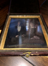 Load image into Gallery viewer, EARLY 1840s c1842 Daguerreotype Man and Mother - Full Flip Top Case & SEALED RARE