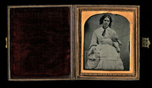 Load image into Gallery viewer, Very rare breastfeeding nursing Ethnic? mother antique 1850s ambrotype photo
