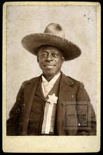 Load image into Gallery viewer, VERY RARE African American Cowboy - Signed" Reuben the Guide" - San Diego California Tijuana Mexico