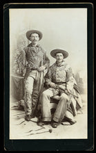 Load image into Gallery viewer, Rare GEORGE WITTICK Antique Arizona Armed Indian Scouts Cowboys 1800s Photo Gun