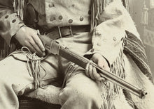 Load image into Gallery viewer, Rare GEORGE WITTICK Antique Arizona Armed Indian Scouts Cowboys 1800s Photo Gun