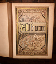 Load image into Gallery viewer, Antique leather album Nice Cabinet Cards CDV civil war tax stamps