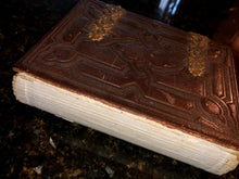 Load image into Gallery viewer, Antique leather 1860s album with old 1800s photos, Civil War tax stamps