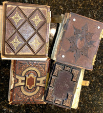 Load image into Gallery viewer, FOUR civil war & later albums 104 total antique photos tintypes cdvs (SA5)