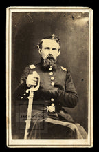 Load image into Gallery viewer, RARE One Of A Kind 1860s CDV Photo Georgia Civil War Confederate General George P. Doles