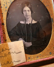 Load image into Gallery viewer, ID'd Husband & Wife Lot 1840s Daguerreotype & Ambrotype Mourning