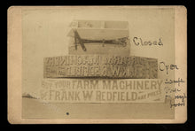 Load image into Gallery viewer, Printing Blocks for Farm Machinery Advertising Sign 1800s Rare Photo