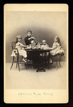 Load image into Gallery viewer, RARE Spanish Royal Family Having TEA PARTY Infant King of Spain & Mourning Queen