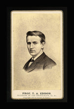 Load image into Gallery viewer, RESERVED Rare Original CDV Photo of the Inventor THOMAS EDISON