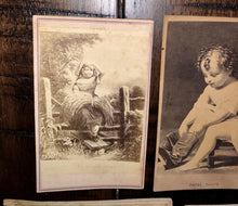 Load image into Gallery viewer, Lot Antique 1860s Album Art CDV George Washington Cats Civil War Solider Imprint