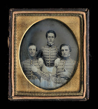 Load image into Gallery viewer, Museum Quality Pre Civil War Daguerreotype of VMI Virginia Military Institute Cadets c1850