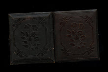 Load image into Gallery viewer, Daguerreotype Woman Holding Tabby Cat - Painted Gold Eye! Antique Photo 1800s