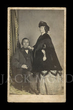 Load image into Gallery viewer, Rare Mixed Marriage CDV Pregnant White Woman & Native American / Indian Husband?