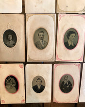 Load image into Gallery viewer, Large Lot of Tintypes Mostly 1860s and 1870s