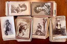 Load image into Gallery viewer, Lot Of 151 Victorian Actors Actress Sarony Mora Newsboy 1800s 1880s 1890s 1900s