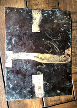 Load image into Gallery viewer, Full Plate Painted Tintype of a Little Boy Holding Hat, Folk Art