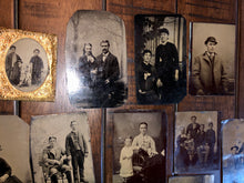 Load image into Gallery viewer, Antique Photo Lot 29 Tintypes 1860s / Civil War Era & Later