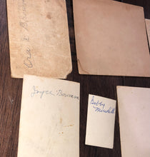 Load image into Gallery viewer, Antique Photo Lot incl CDVs Photobooth Several ID'd People From Texas Estate