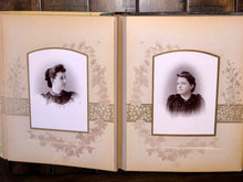 Load image into Gallery viewer, Celluloid Photo Album Cabinet Cards Tintypes Chicago Denver Bicycle Riders, More