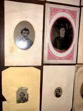 Load image into Gallery viewer, Lot of Civil War Era & 1870s Tintypes