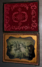 Load image into Gallery viewer, Half Plate 1850s Ambrotype Teacher & her Class!