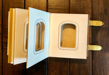 Load image into Gallery viewer, beautiful empty 1860s leather photo album - excellent antique condition!