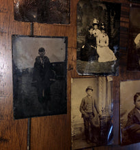 Load image into Gallery viewer, Antique Photo Lot 29 Tintypes 1860s / Civil War Era & Later