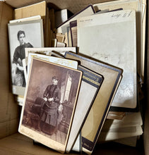 Load image into Gallery viewer, 8 Pounds Of Antique Cabinet Cards Approx 250 Photos 1800s 1880s 1890s 1900s