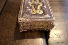 Load image into Gallery viewer, Miniature 1860s Photo Album with Tintypes