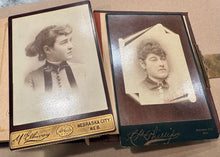 Load image into Gallery viewer, Leather Photo Album with Tintypes & CDVs, Nebraska