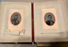 Load image into Gallery viewer, Leather Photo Album with Tintypes & CDVs, Nebraska