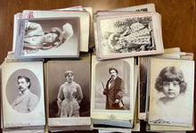 Load image into Gallery viewer, Lot Of 151 Victorian Actors Actress Sarony Mora Newsboy 1800s 1880s 1890s 1900s