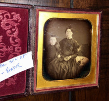 Load image into Gallery viewer, 1/6 Daguerreotype “Illegitimate Son”, Mother & Sleeping Dog