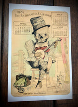 Load image into Gallery viewer, Skeleton Calendar: An Old Melody