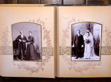 Load image into Gallery viewer, Celluloid Photo Album Cabinet Cards Tintypes Chicago Denver Bicycle Riders, More