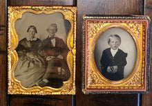 Load image into Gallery viewer, 1/4 & 1/6 Ambrotype Lot Possible Members of Speights Family Georgia or Alabama