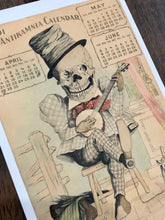 Load image into Gallery viewer, Skeleton Calendar: An Old Melody