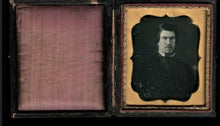 Load image into Gallery viewer, Daguerreotype Handsome Well Dressed Young Man Mustache Beard Sealed + Full Case