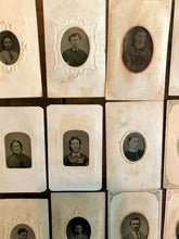 Load image into Gallery viewer, Large Lot of Tintypes Mostly 1860s and 1870s