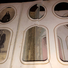 Load image into Gallery viewer, 1860s Antique Photo Album Silver Lake Indiana CDV & Tintype Civil War Tax Stamps