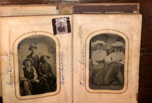 Load image into Gallery viewer, Dominy Family Photo Album, Tintypes & CDVs
