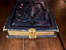 Load image into Gallery viewer, Miniature 1860s Leather Album & Some Tiny Tintypes