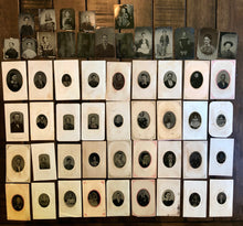 Load image into Gallery viewer, Large Lot of Tintypes Mostly 1860s and 1870s