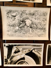 Load image into Gallery viewer, Lot of Vintage Car Accident Photos - Two dead men 1939 Sad & Macabre!