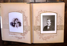 Load image into Gallery viewer, Celluloid Photo Album Cabinet Cards Tintypes Chicago Denver Bicycle Riders, More