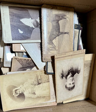 Load image into Gallery viewer, 8 Pounds Of Antique Cabinet Cards Approx 250 Photos 1800s 1880s 1890s 1900s