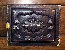 Load image into Gallery viewer, Miniature 1860s Leather Album & Some Tiny Tintypes